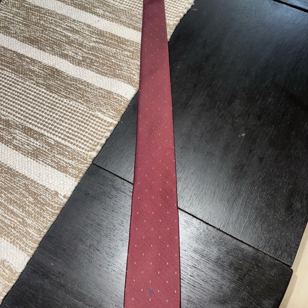 Christian Dior Burgundy Tie